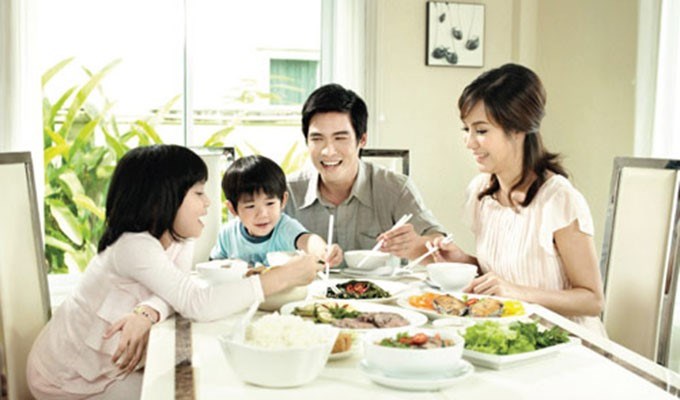 Bữa ăn đầm ấm ở nhà anh Hai