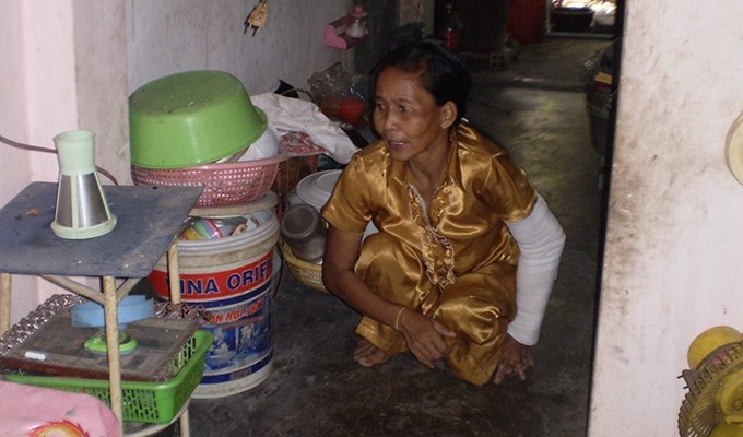 Hạnh phúc đơn giản của bà “Cúc lết”