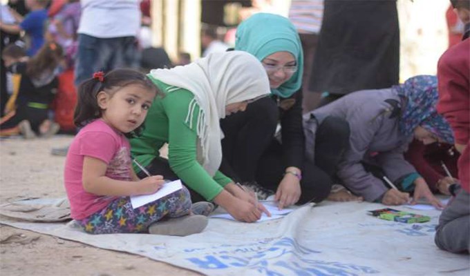 Thỉnh nguyện hòa bình của trẻ em Syria