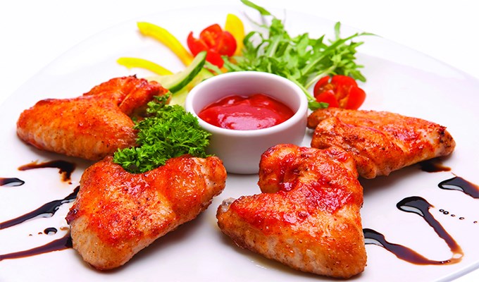 Ðậm đà cánh gà nướng cay
