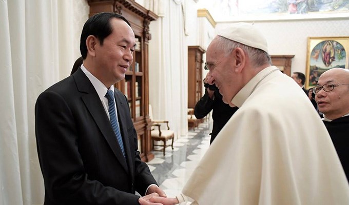 Các quan hệ giữa Tòa Thánh và Việt Nam đang đi theo chiều hướng đúng
