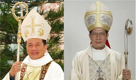 Thông báo về việc nhận giáo phận mới của hai Đức Giám mục vừa được Tòa Thánh hoán chuyển giáo vụ