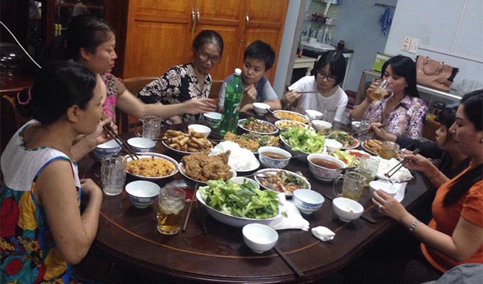 Nấu ăn đãi khách