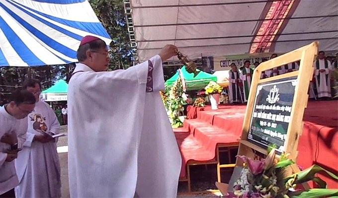 Xây dựng Trung tâm Hành hương đức mẹ măng đen