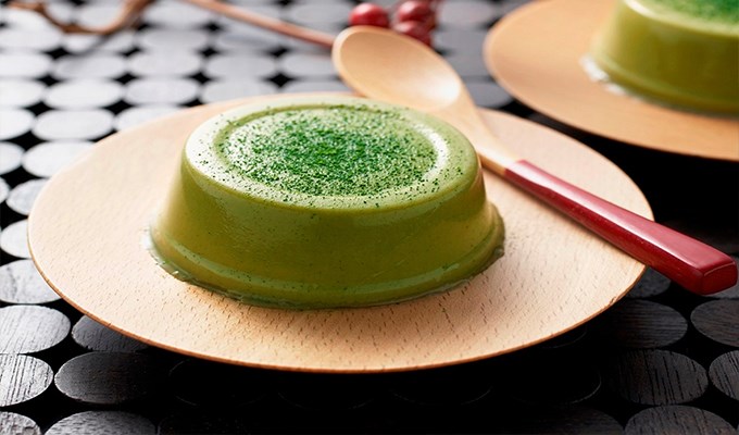 Pudding Trà xanh