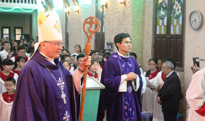 Đức Tổng Giám mục Leopoldo Girelli dâng lễ tại Tam Đảo