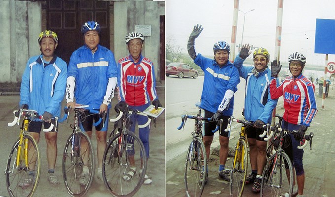 Người đàn ông hành hương qua 26 giáo phận bằng xe đạp