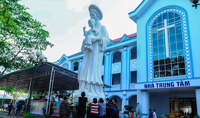 Đền thánh La vang trước giờ khai mạc