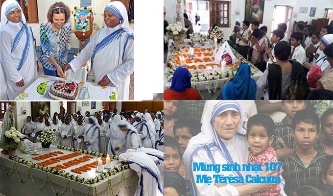 Hình ảnh lễ kỷ niệm 107 năm ngày sinh Mẹ Têrêsa Calcutta