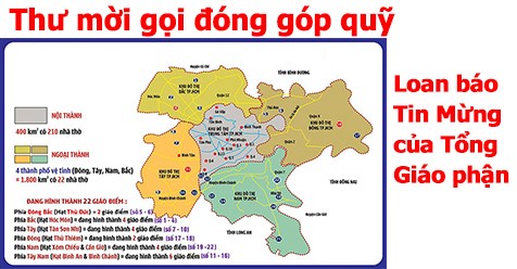 Thư mời gọi đóng góp cho Quỹ Loan báo Tin Mừng của Tổng Giáo phận