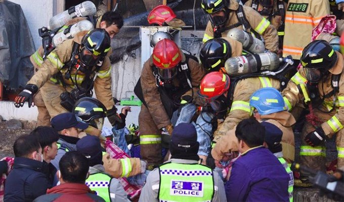 Ðức Phanxicô cầu nguyện cho nạn nhân hỏa hoạn tại Hàn Quốc
