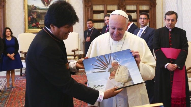Đức Thánh Cha tiếp riêng Tổng thống Bolivia