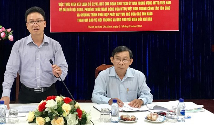 Phát huy vai trò của các tôn giáo