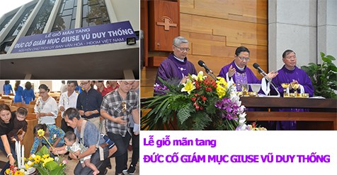 THÁNH LỄ GIỖ MÃN TANG ĐỨC CỐ GIÁM MỤC GIUSE VŨ DUY THỐNG
