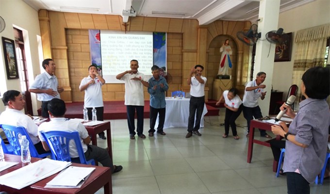 Caritas Hải phòng tổ chức khóa tập huấn kỹ năng hỗ trợ người khuyết tật