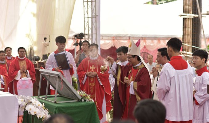 Khởi công xây dựng Đền thánh Giacôbê Ðỗ Mai Năm