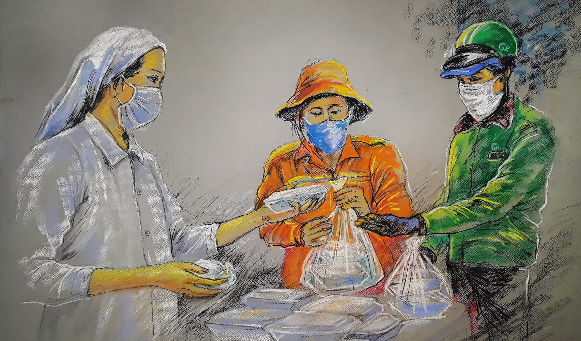 Thời dịch bệnh qua tranh vẽ của một họa sĩ