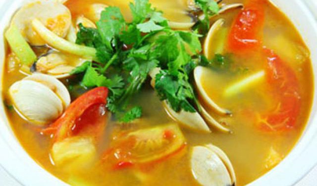 Ngao nấu riêu thanh mát