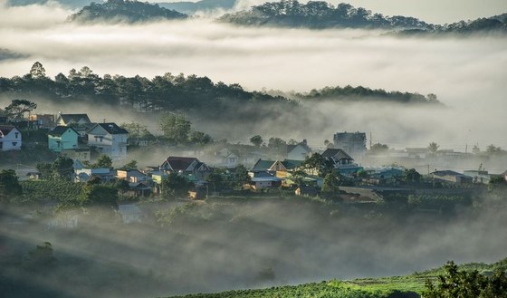 Ðà Lạt trong sương mù