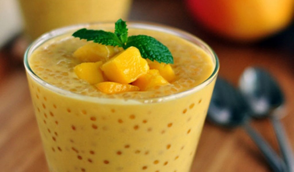 Chè xoài bột báng