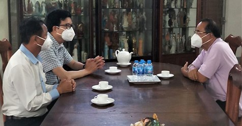 Phó ban Ban Tôn giáo Chính phủ thăm và làm việc với Liên hiệp Bề trên Thượng cấp Việt Nam