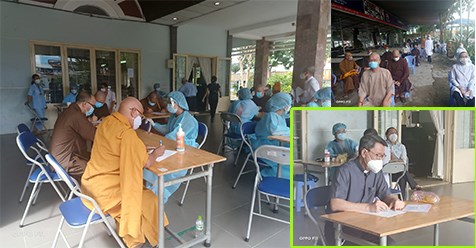 Tỉnh Tiền Giang tiêm mũi thứ hai vắc xin phòng, chống dịch Covid-19 cho chức sắc tôn giáo