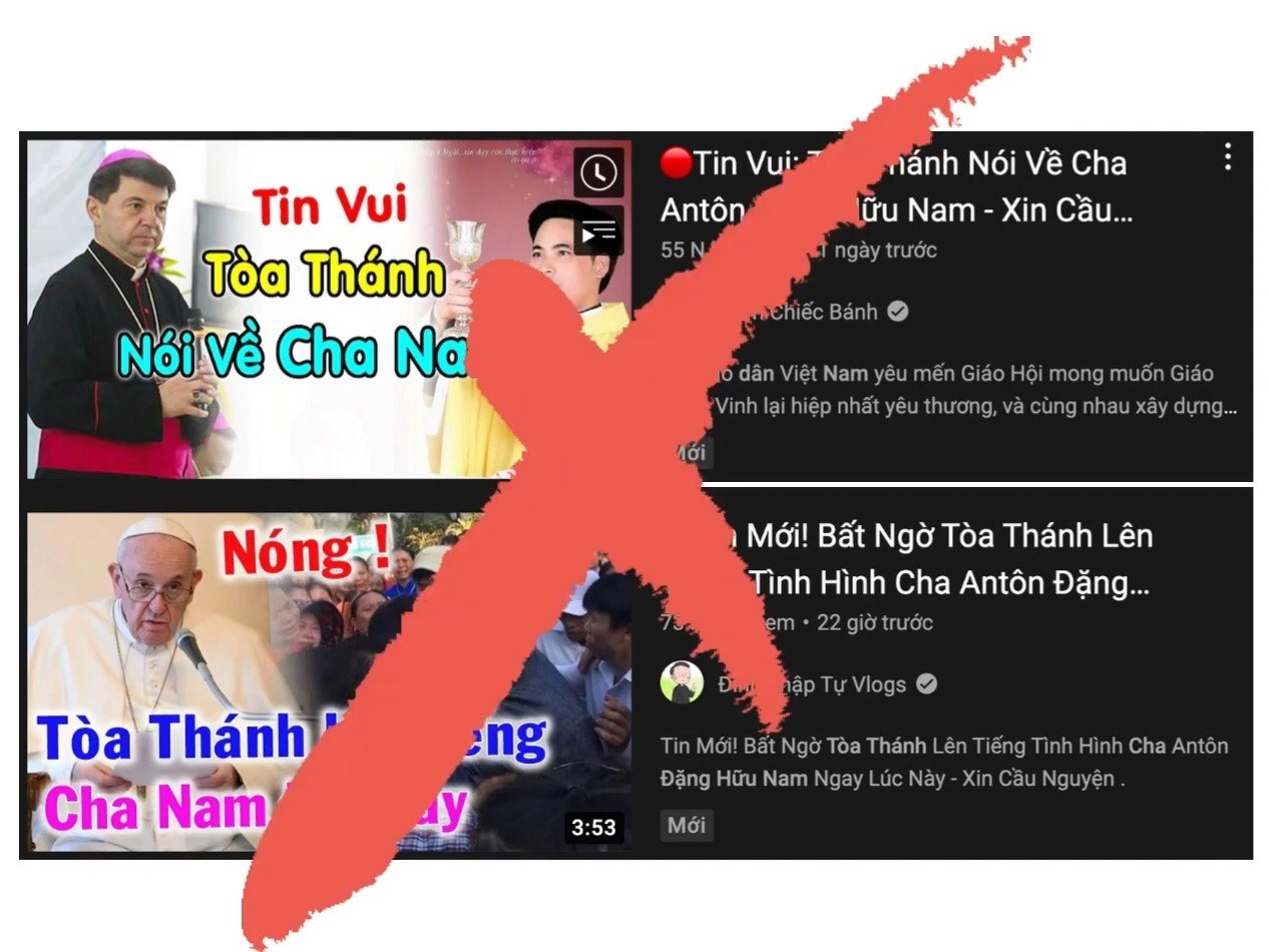 Tin Tòa Thánh lên tiếng về cha Antôn Đặng Hữu Nam là tin giả