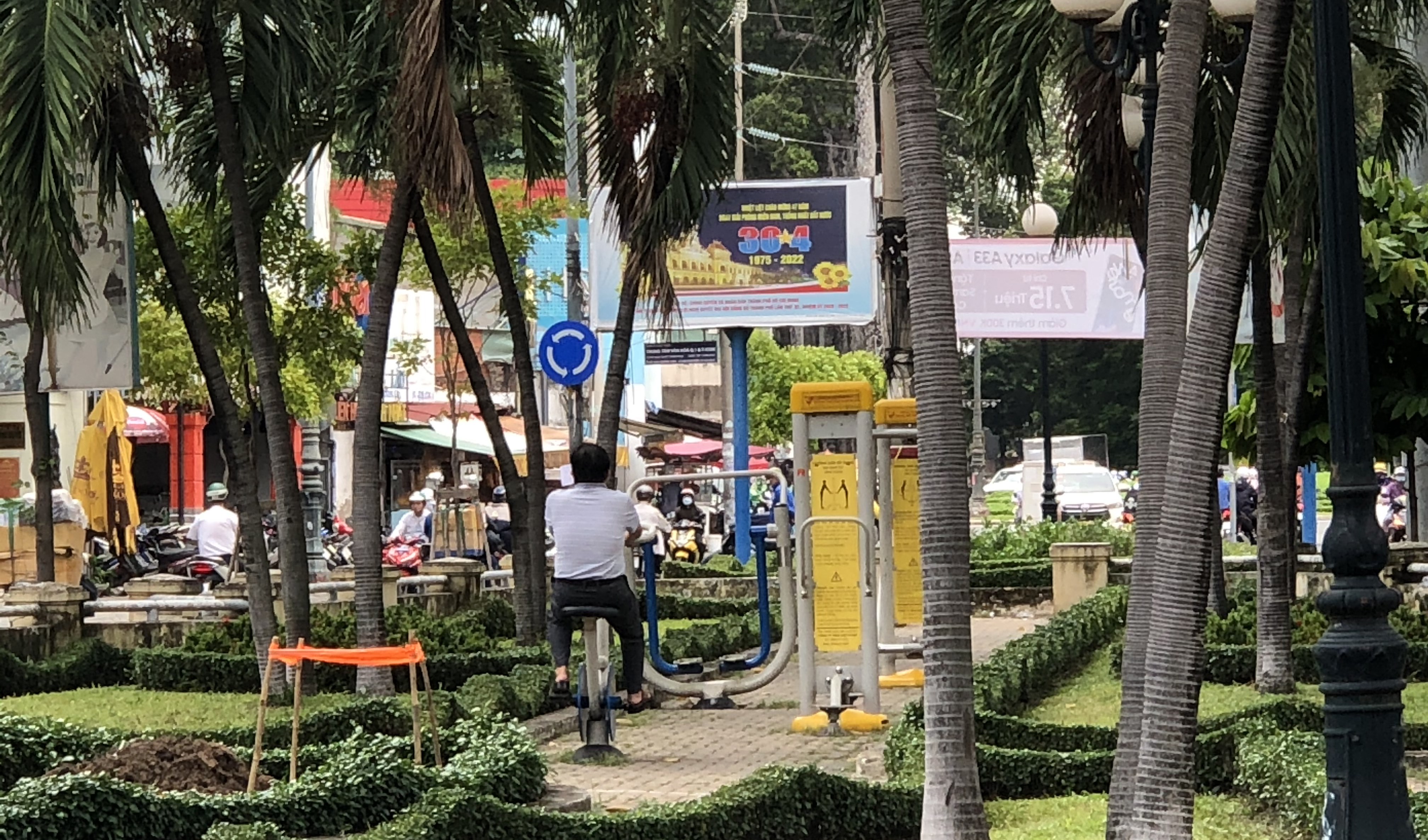 Công viên nhỏ chào đón những bước chân...
