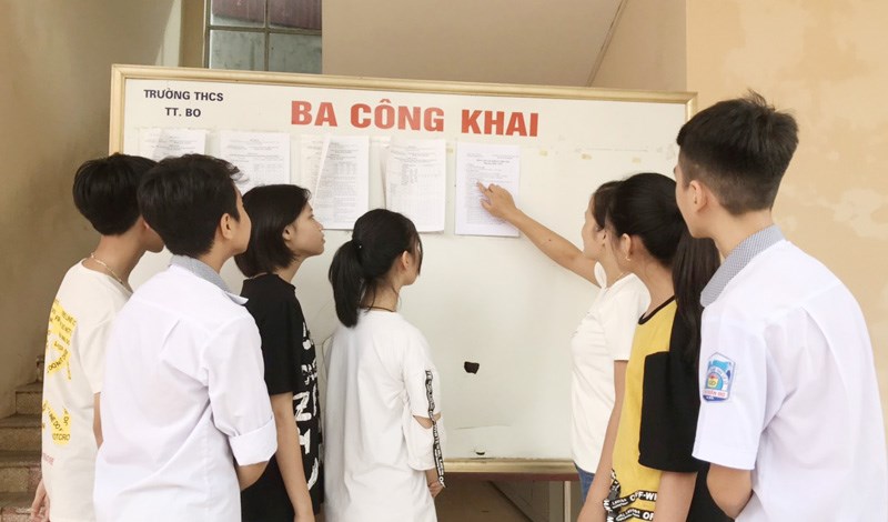Minh bạch thu chi trong lớp học
