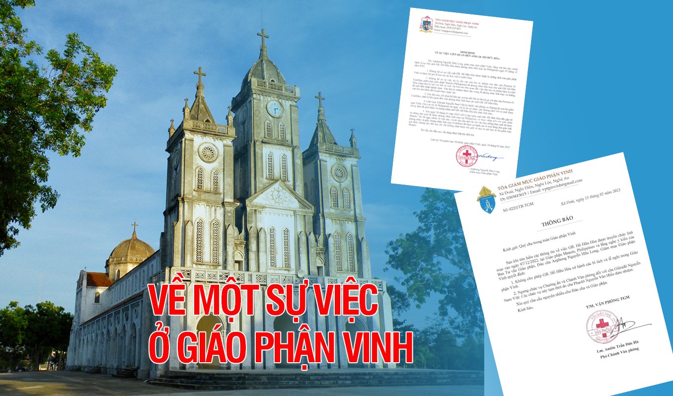 VỀ MỘT SỰ VIỆC Ở GIÁO PHẬN VINH