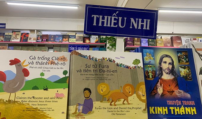 Sách dành cho thiếu nhi nhà đạo vẫn chưa được quan tâm nhiều