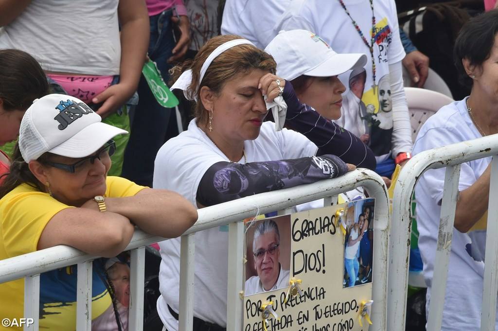 Le Pape célèbre la messe à Medellin, en Colombie