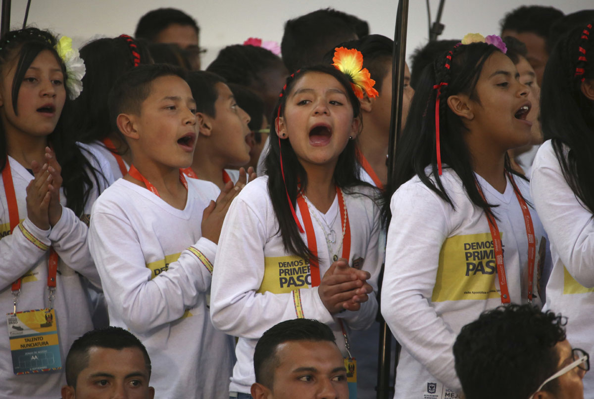 Colombia chao don Duc Phanxico