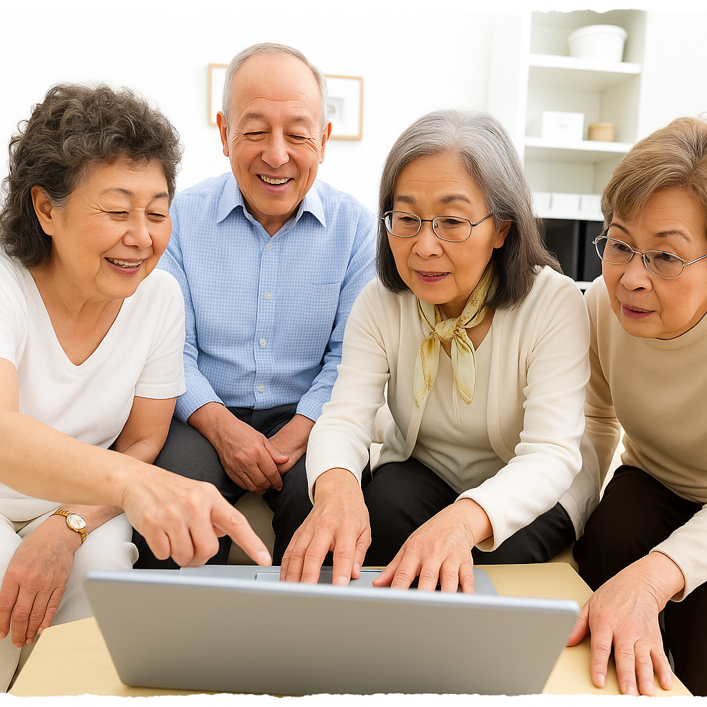 Tuổi già vui buồn với mạng xã hội