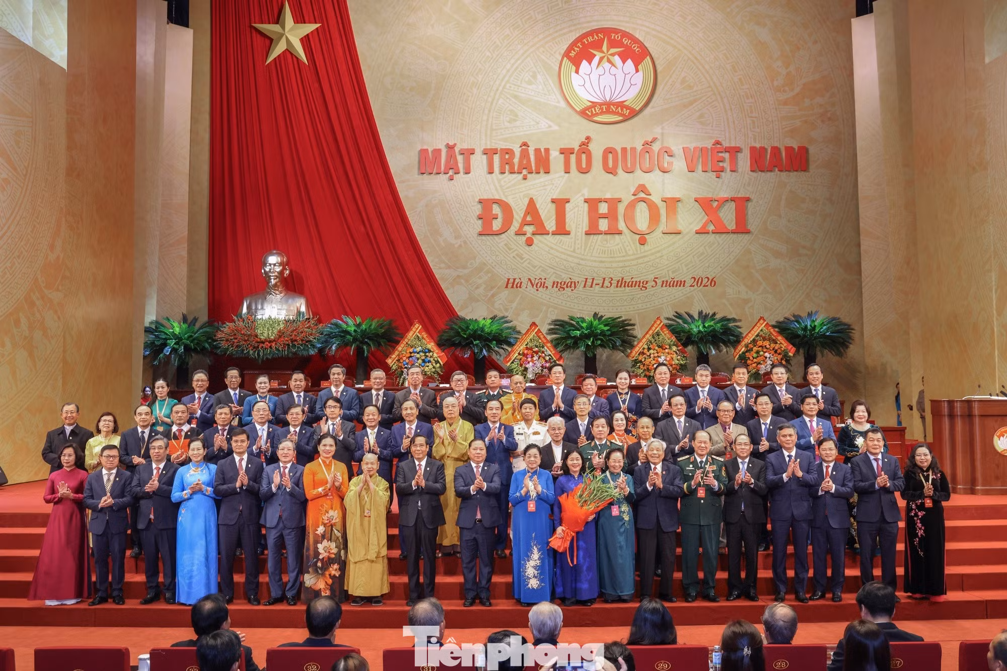 Đoàn Chủ tịch Ủy ban Trung ương MTTQ Việt Nam khóa XI, nhiệm kỳ 2026 - 2031 ra mắt đại hội. Ảnh- Như Ý..avif (307 KB)