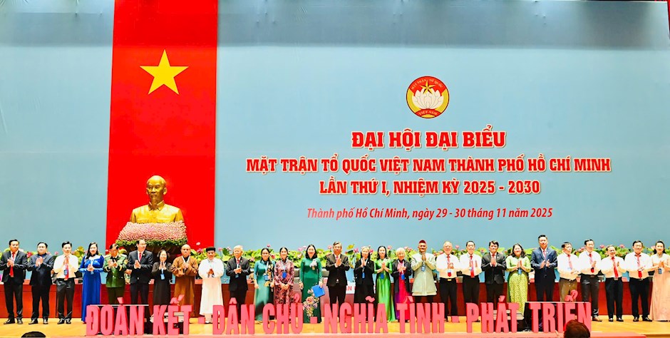 Khai mạc Đại hội Mặt trận Tổ quốc Việt Nam TPHCM lần thứ I, nhiệm kỳ 2025-2030