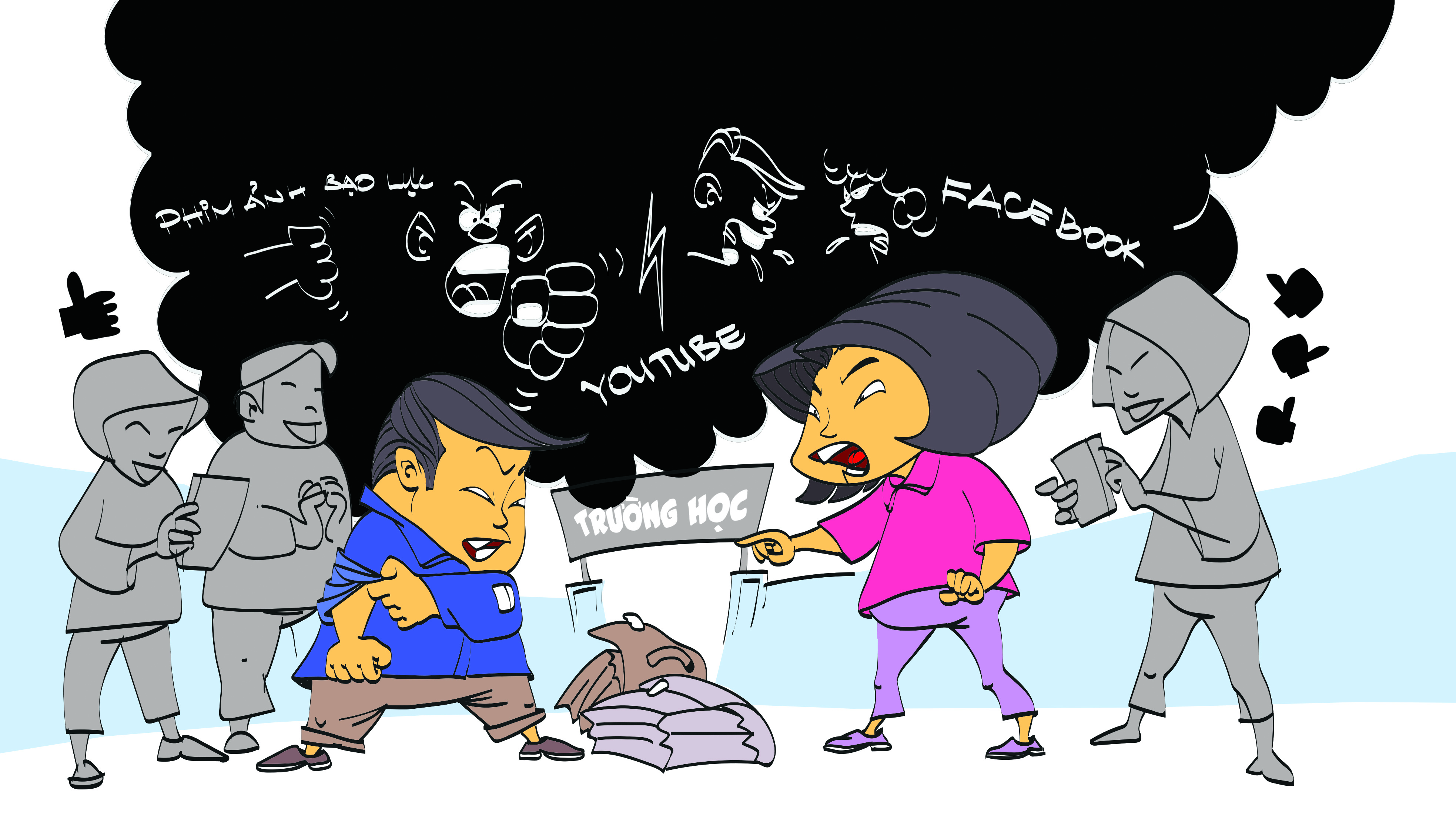 Kết quả hình ảnh cho bao luc hoc duong