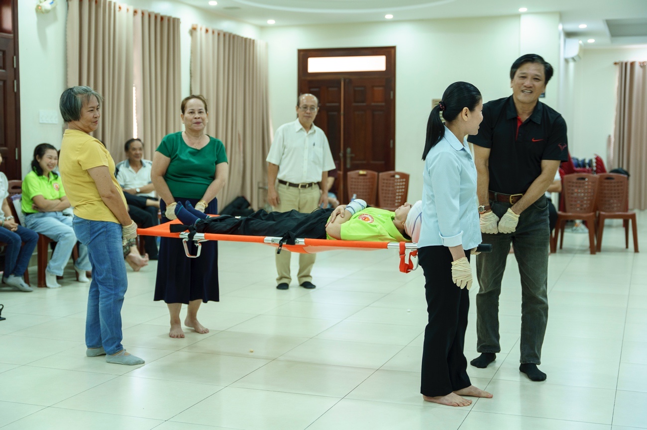 Tập huấn kỹ năng sơ cứu tại chỗ cho giáo dân