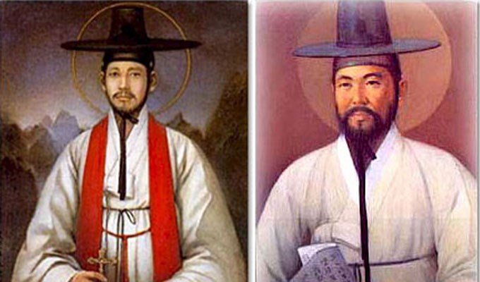 Thánh Anrê Kim Têgon và Thánh Phaolô Chong Hasang