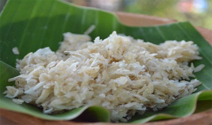 Dẻo thơm vị cốm trộn dừa