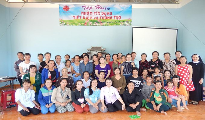 Caritas Phan Thiết tập huấn nhóm tín dụng Đaguri
