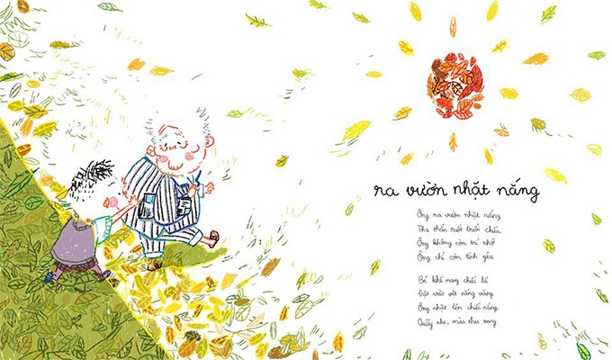 Ra vườn nhặt nắng