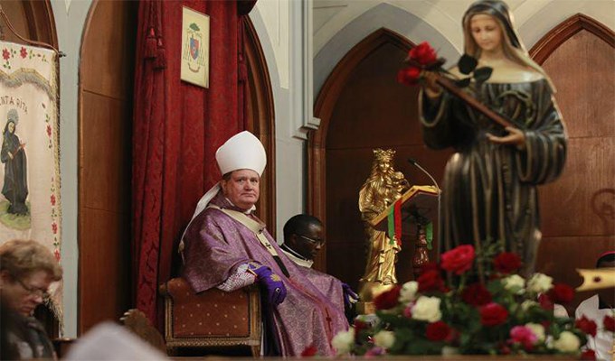 Thánh lễ Chúa nhật cuối cùng tại nhà thờ Sainte Rita