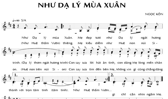 Như dạ lý mùa Xuân