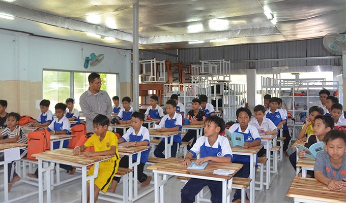 Mái lưu xá giữa vùng đất mặn Cần Giờ