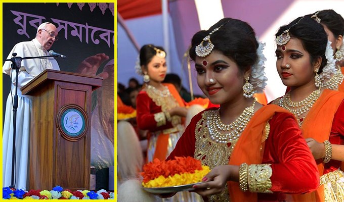 ĐỨC PHANXICÔ GẶP GIỚI TRẺ BANGLADESH