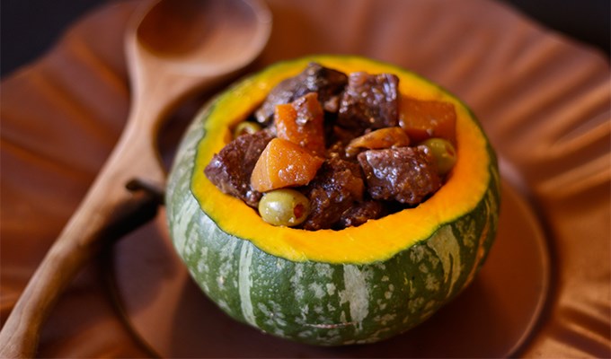 Ðậm đà bò bí đỏ, oliu