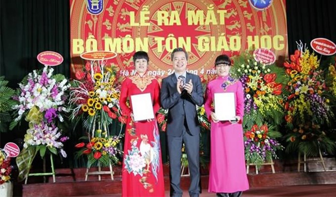 Trường đầu tiên đào tạo cử nhân  ngành Tôn giáo học tại Việt Nam