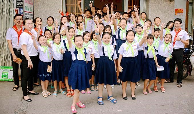 “CẦU CHÚC CHO NĂM HỌC CỦA CÁC CON ĐƯỢC TRÀN ĐẦY NIỀM VUI”