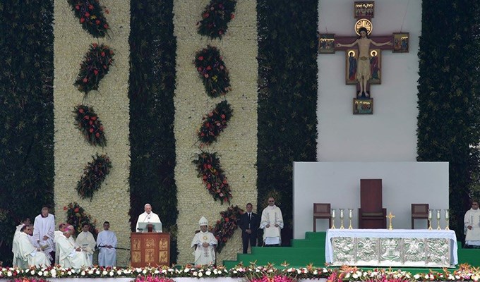 Tại Colombia, Đức Thánh Cha dâng thánh lễ kính Thánh Pietro Claver